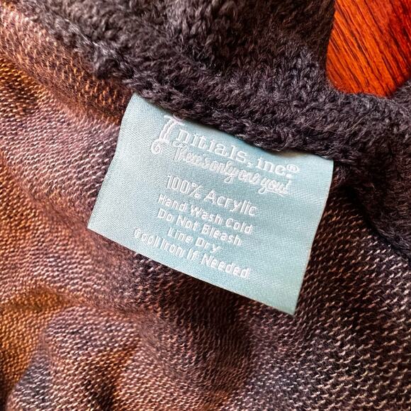 Women’s Cowl Neck Sweater Shawl Drape Pullover Size Large Gray - Picture 2 of 3